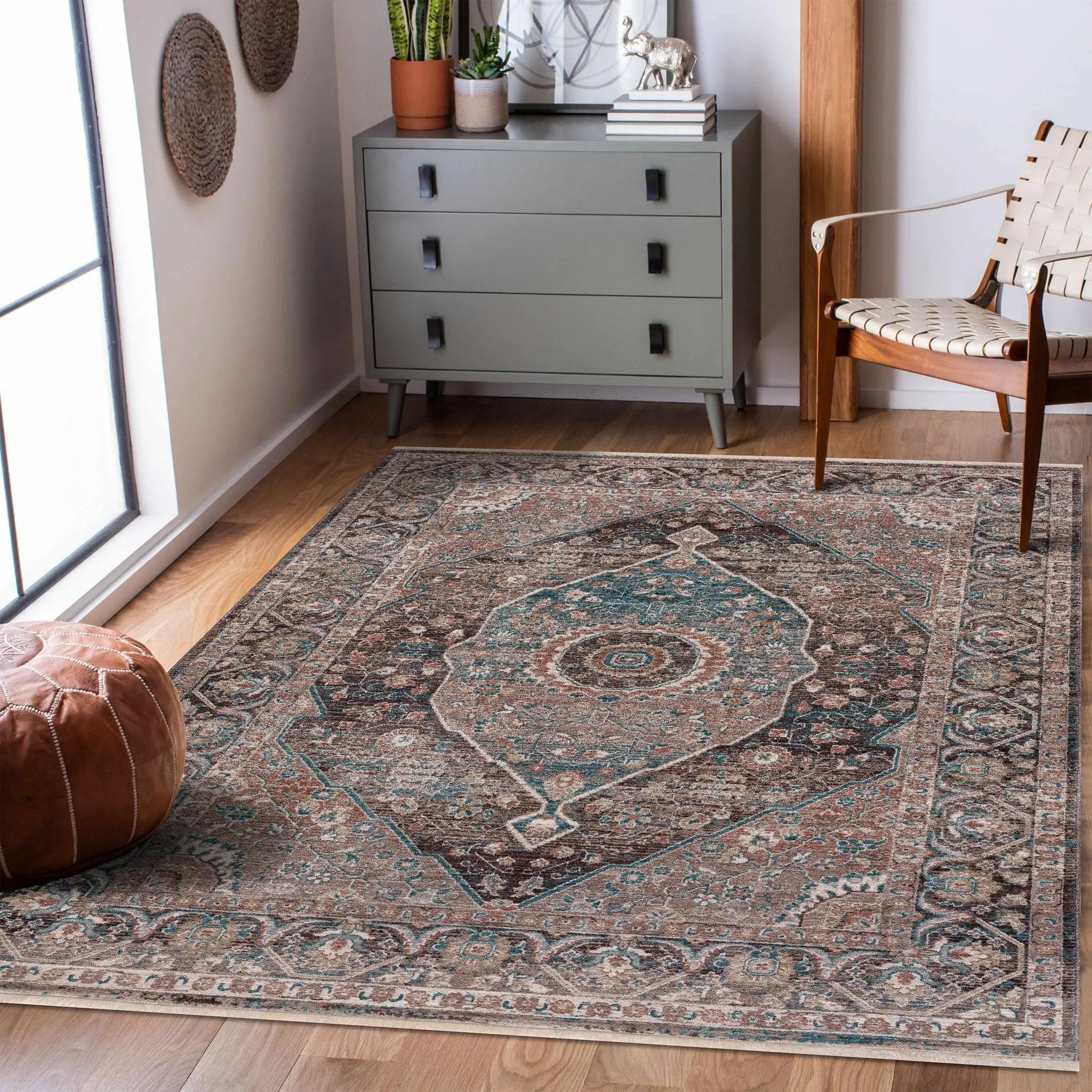 Baychester Brown Area Rug - Clearance by Boutique Rugs
