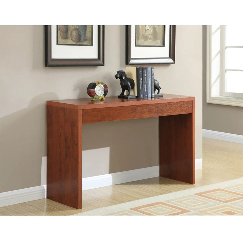 Cherry Finish Sofa Table Modern Living Room Console Table by HomePacific