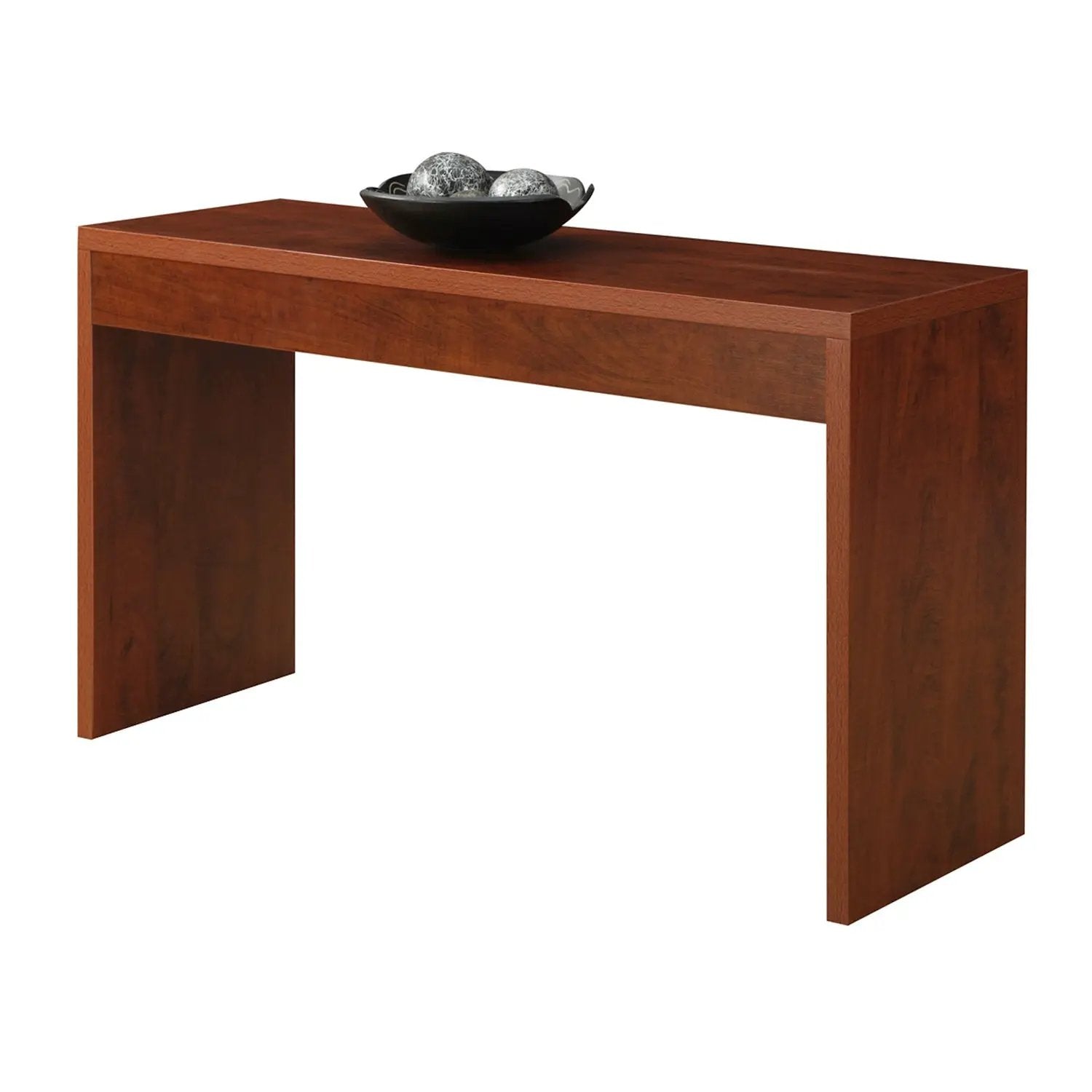 Cherry Finish Sofa Table Modern Living Room Console Table by HomePacific