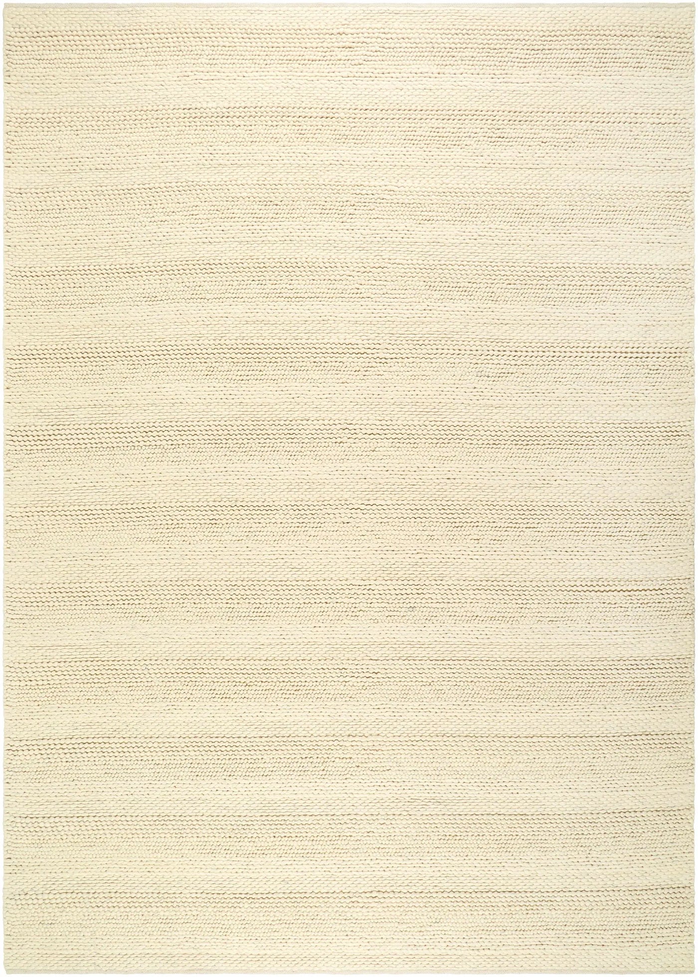 Clarke Beige Textured Wool Rug by Boutique Rugs