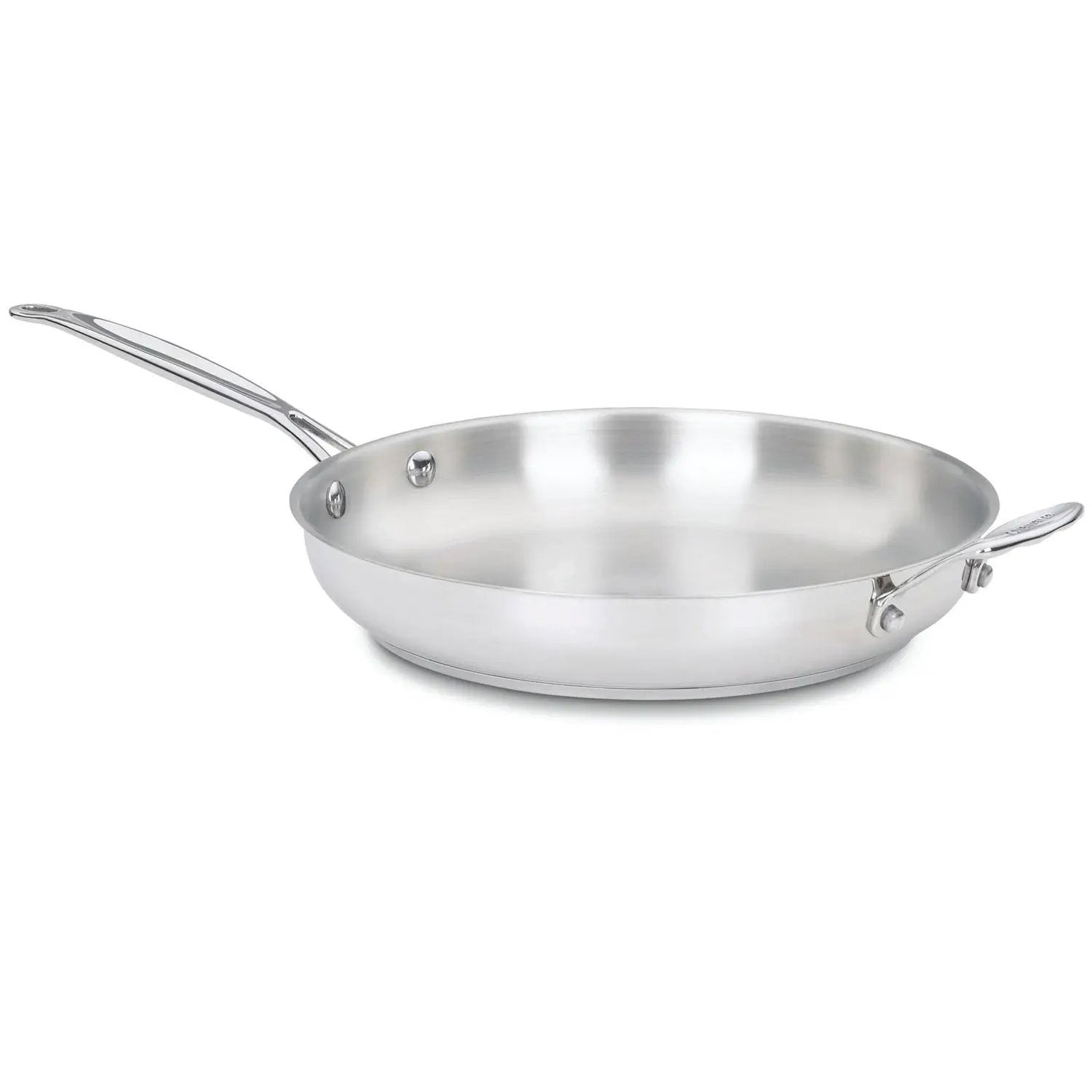 12 Inch Cool Touch Stainless Steel Skillet by HomePacific