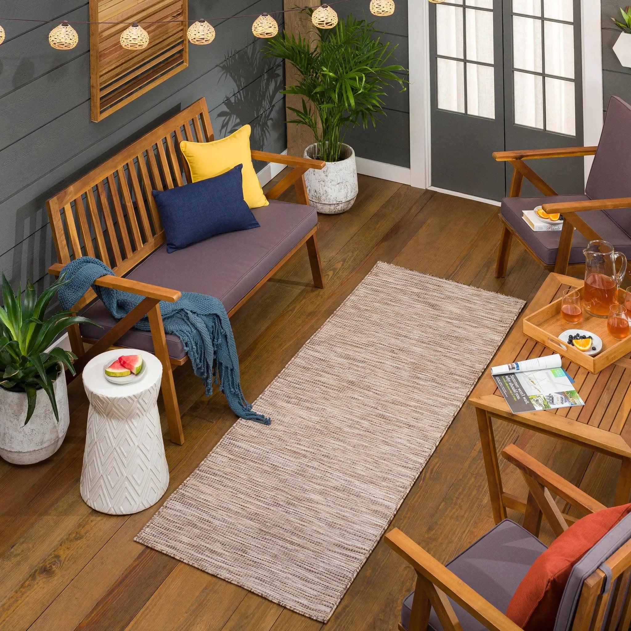 Cudworth Flatweave Outdoor Area Carpet - Clearance by Boutique Rugs