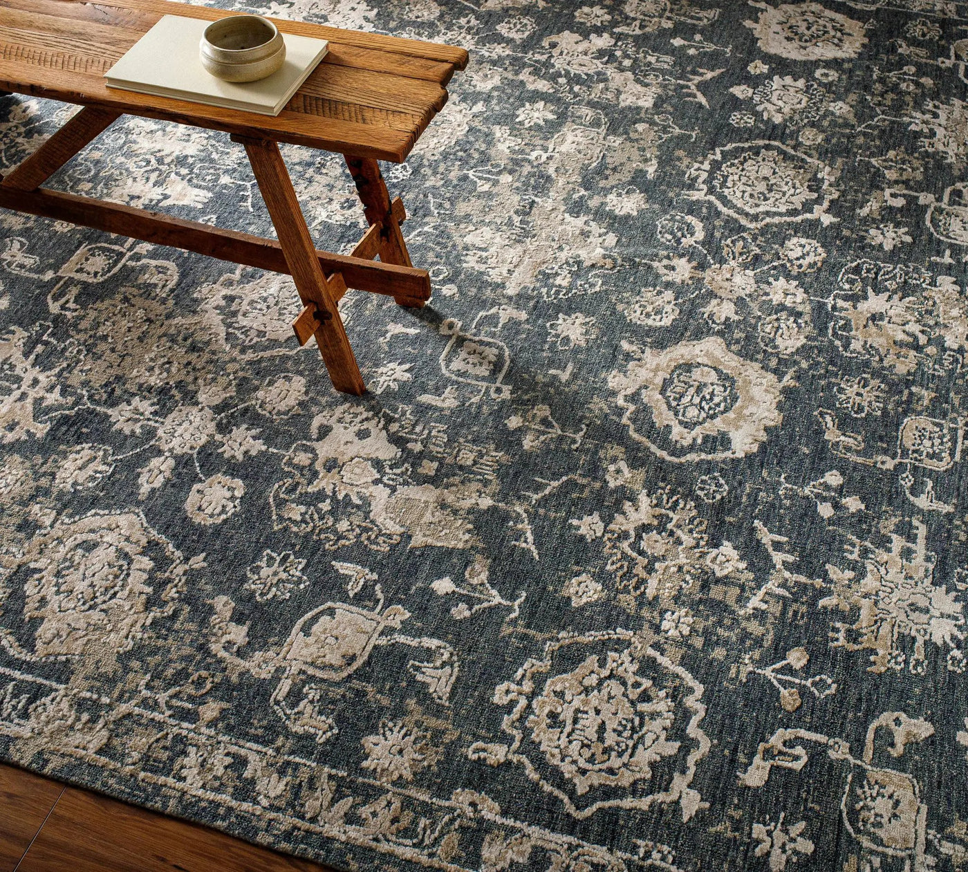 Cutlerville Handmade Wool Area Rug - Clearance by Boutique Rugs