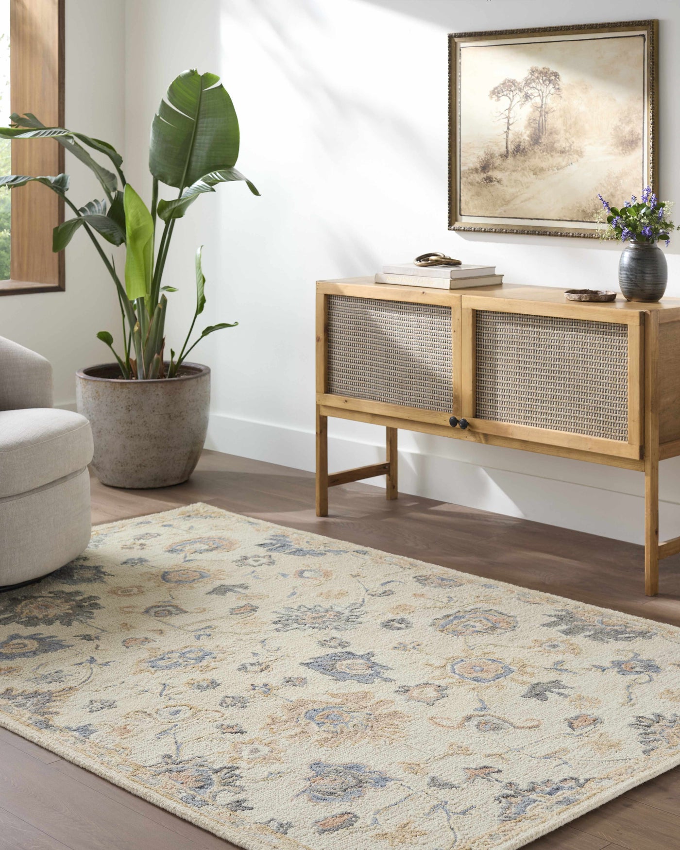 Candid Oushak Area Rug by Boutique Rugs