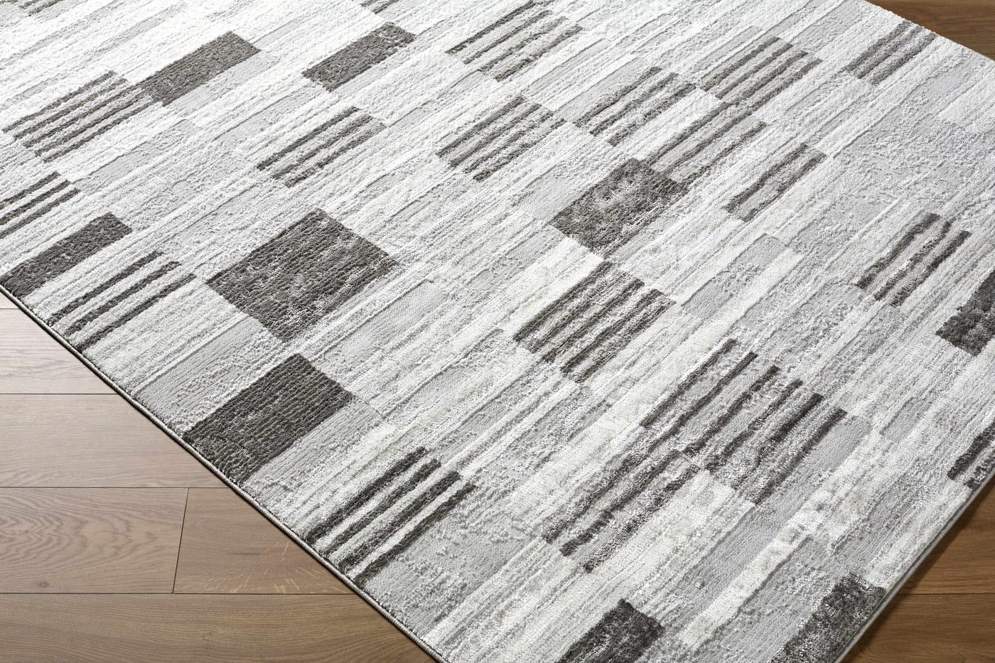 Chiaki Light Gray Area Rug by Boutique Rugs