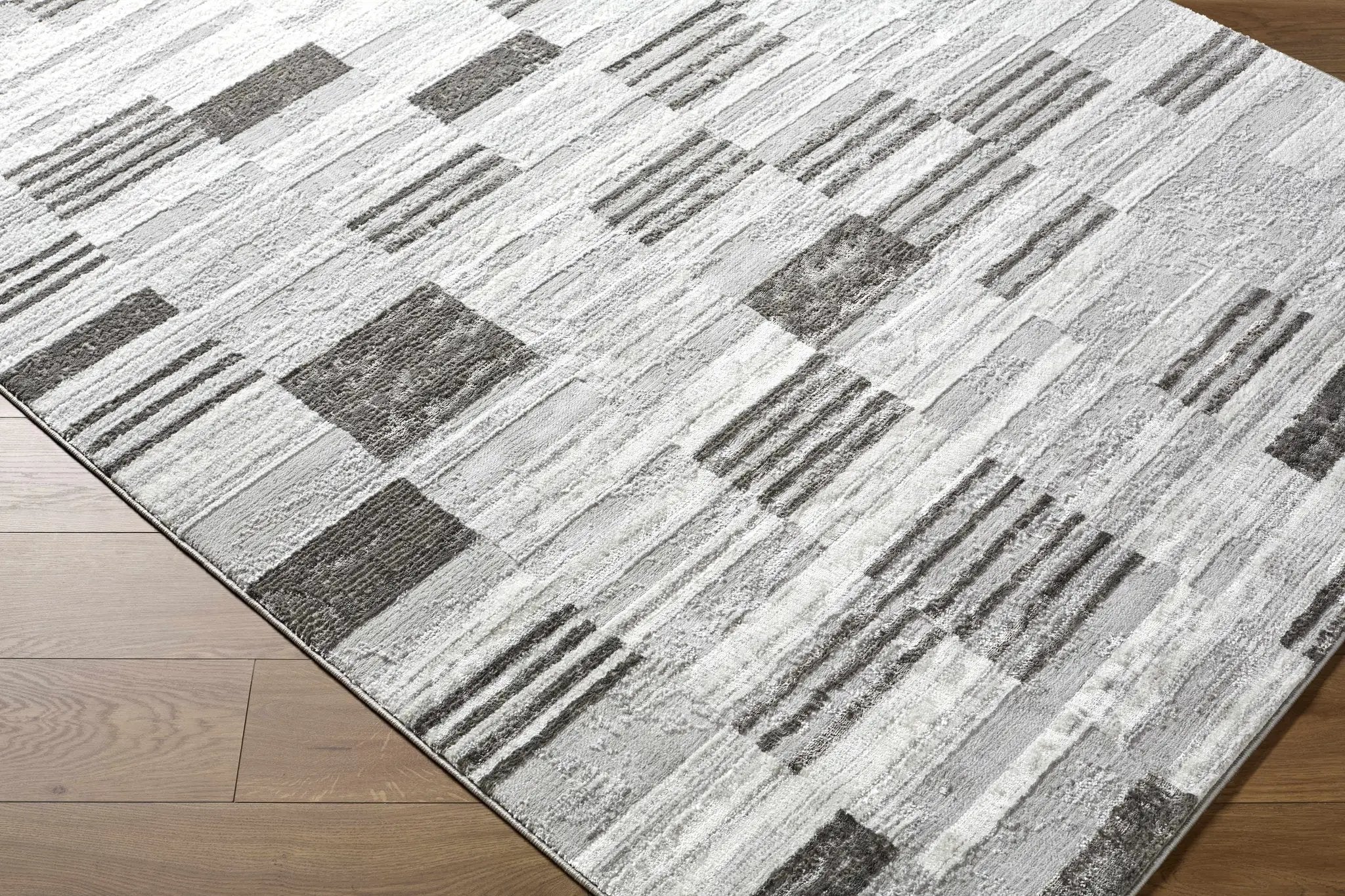 Chiaki Light Gray Area Rug by Boutique Rugs