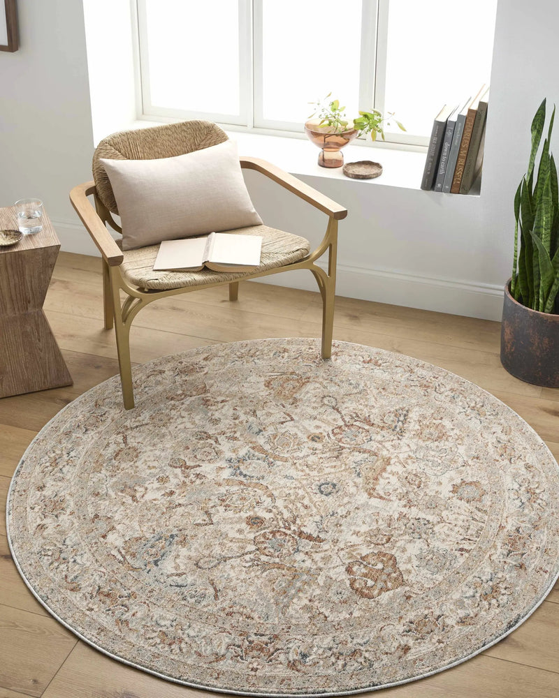Chikao Cream Area Rug by Boutique Rugs