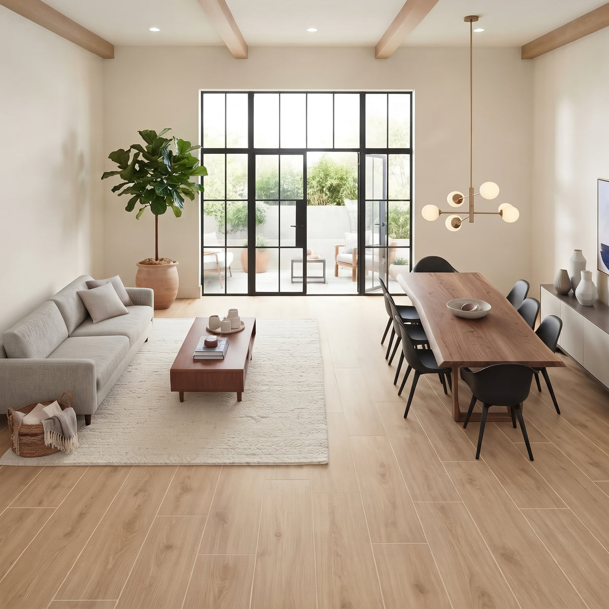 Cabana Blonde 9x47 Matte Wood Look Porcelain Tiles-NCABBLO9X47