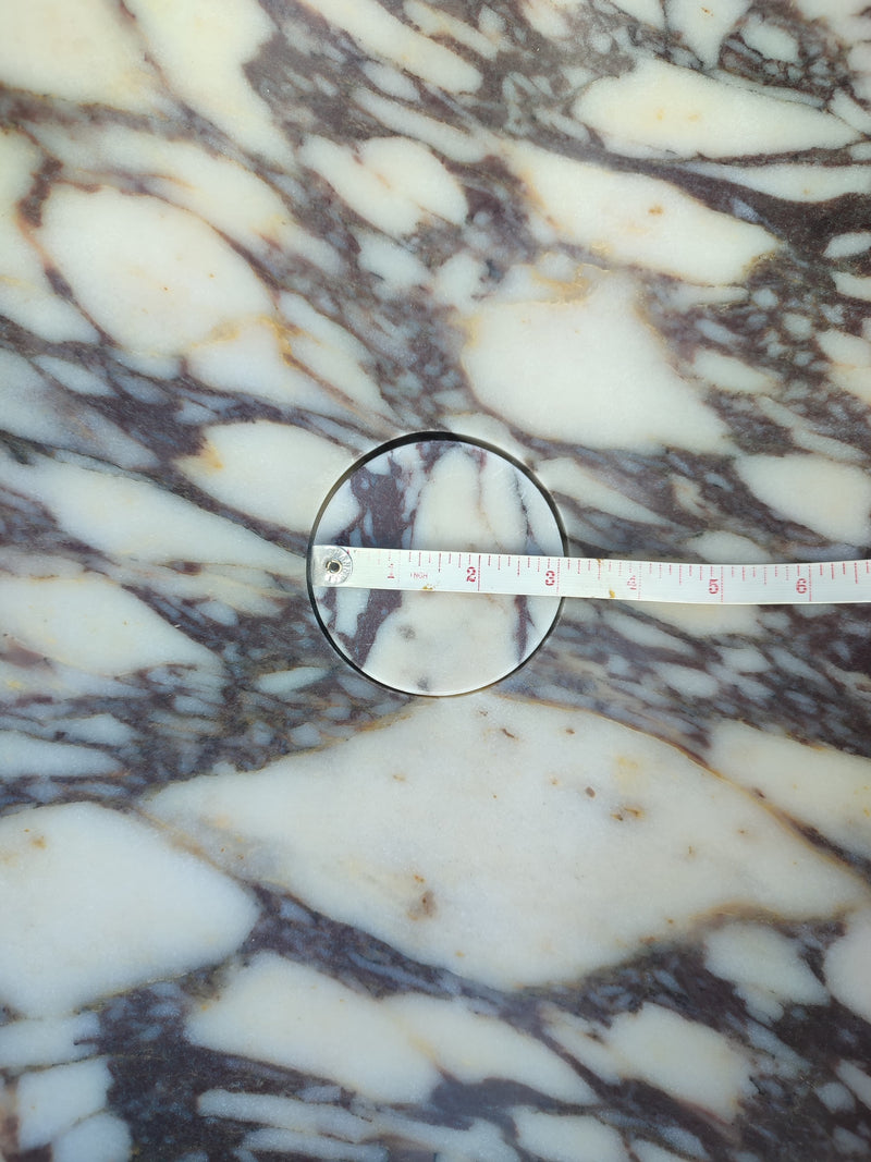 Calacatta Viola Marble Oval Shape Above Vanity Bathroom Sink (W)14" (L)18" (H)5" by GobekDesign