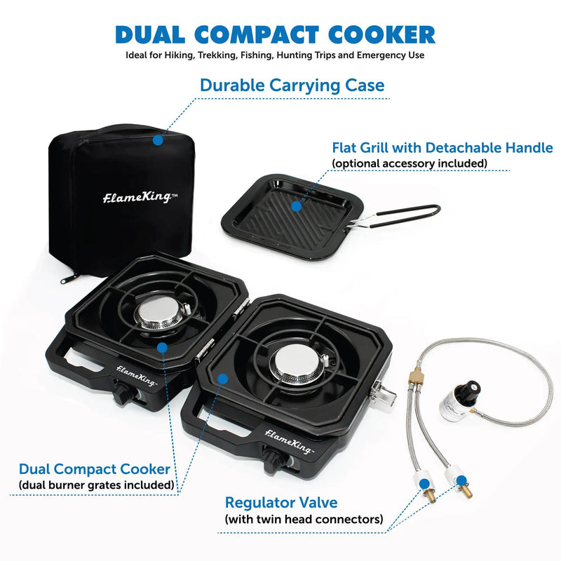 Flame King Portable Propane Campact Cooker™ by Flame King Products