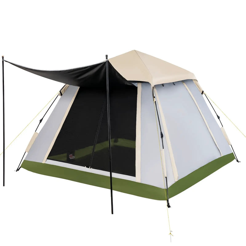 2-4 Person Instant Pop-up Camping Tent with Removable Rainfly by DirectDeals