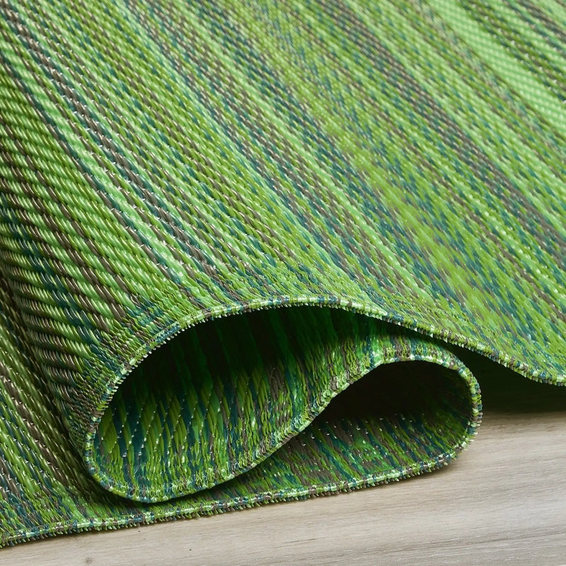 Cancun - Green Outdoor Rug for Patio by Fab Habitat