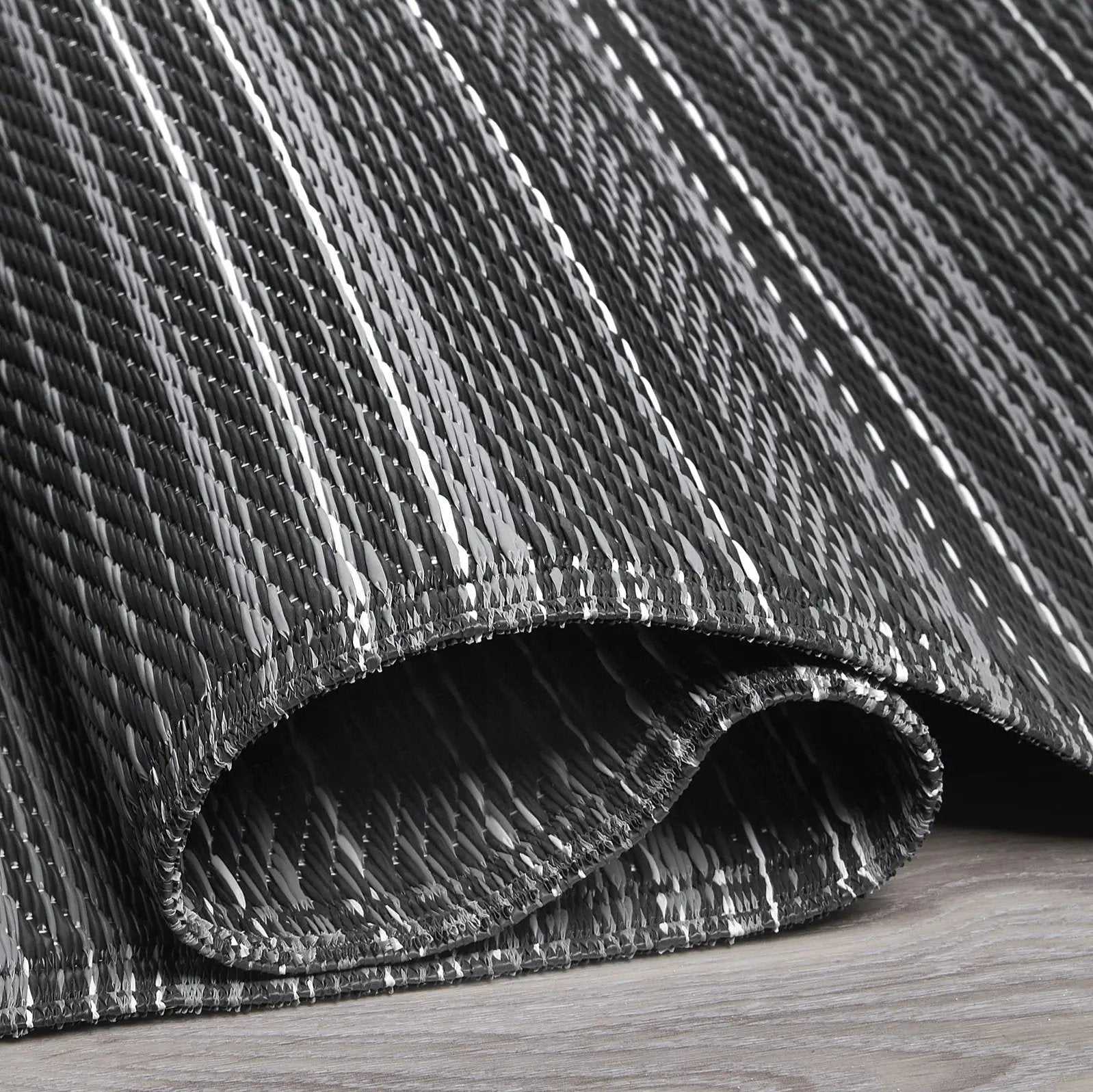 Cancun - Midnight Outdoor Rug for Patio by Fab Habitat