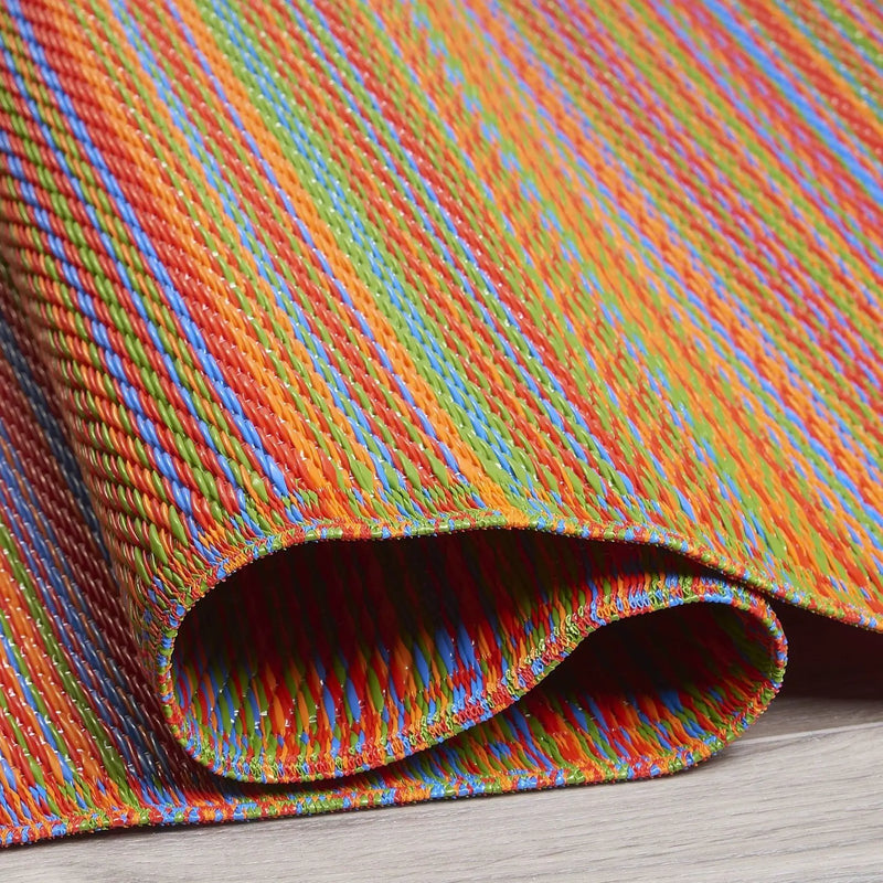 Cancun - Multicolor Outdoor Rug for Patio by Fab Habitat