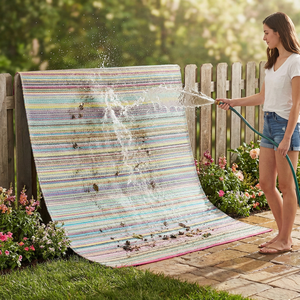 Cancun - Candy Outdoor Rug for Patio, photo 5 of 9