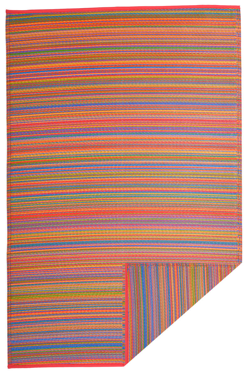 Cancun - Multicolor Outdoor Rug for Patio by Fab Habitat