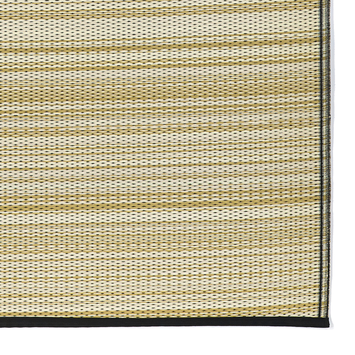Cancun Shadow - Sand & Black Outdoor Rug for Patio, photo 5 of 9
