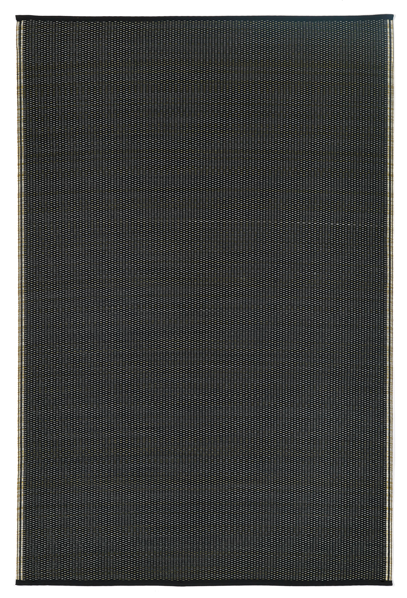 Cancun Shadow - Sand & Black Outdoor Rug for Patio by Fab Habitat