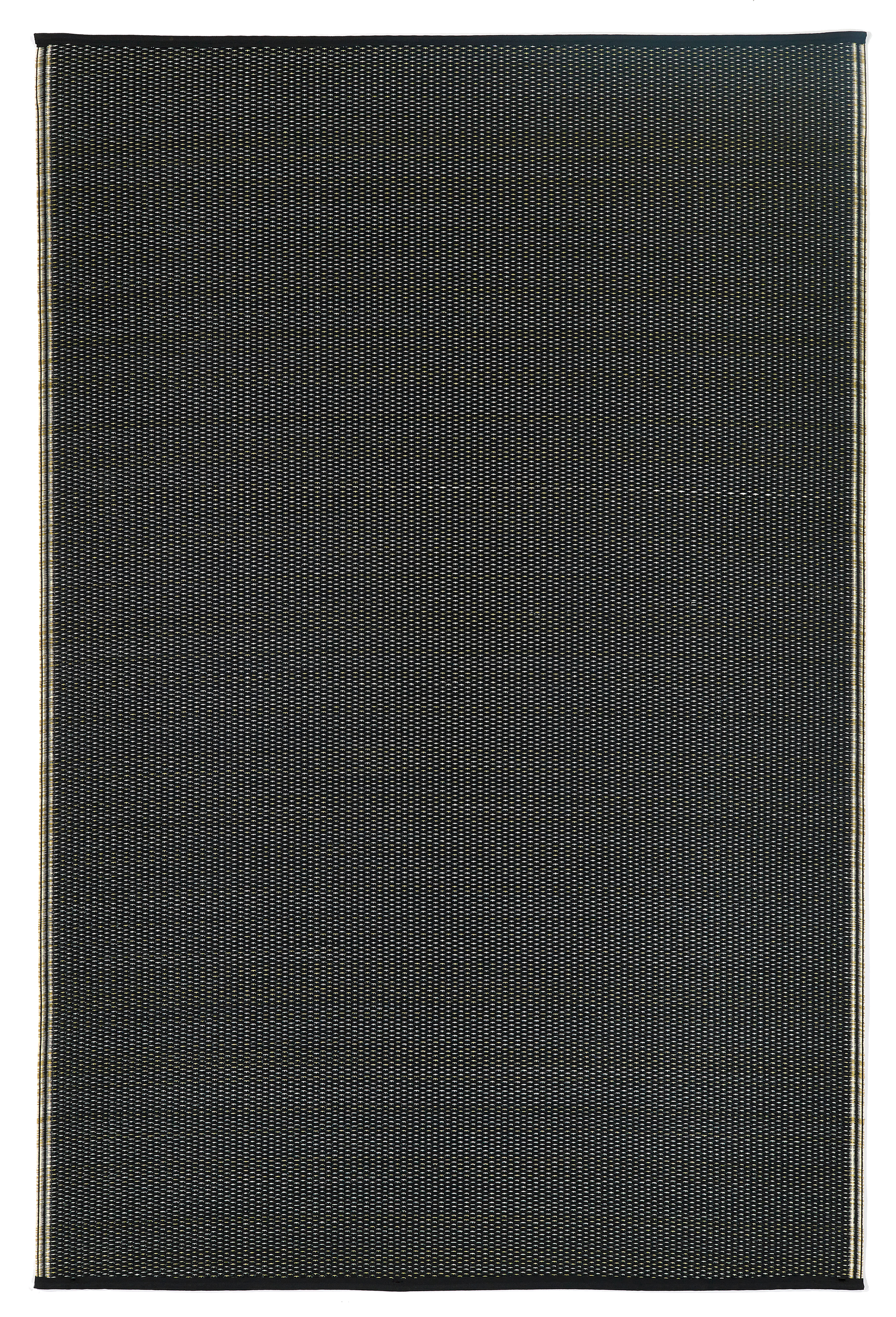 Cancun Shadow - Sand & Black Outdoor Rug for Patio by Fab Habitat