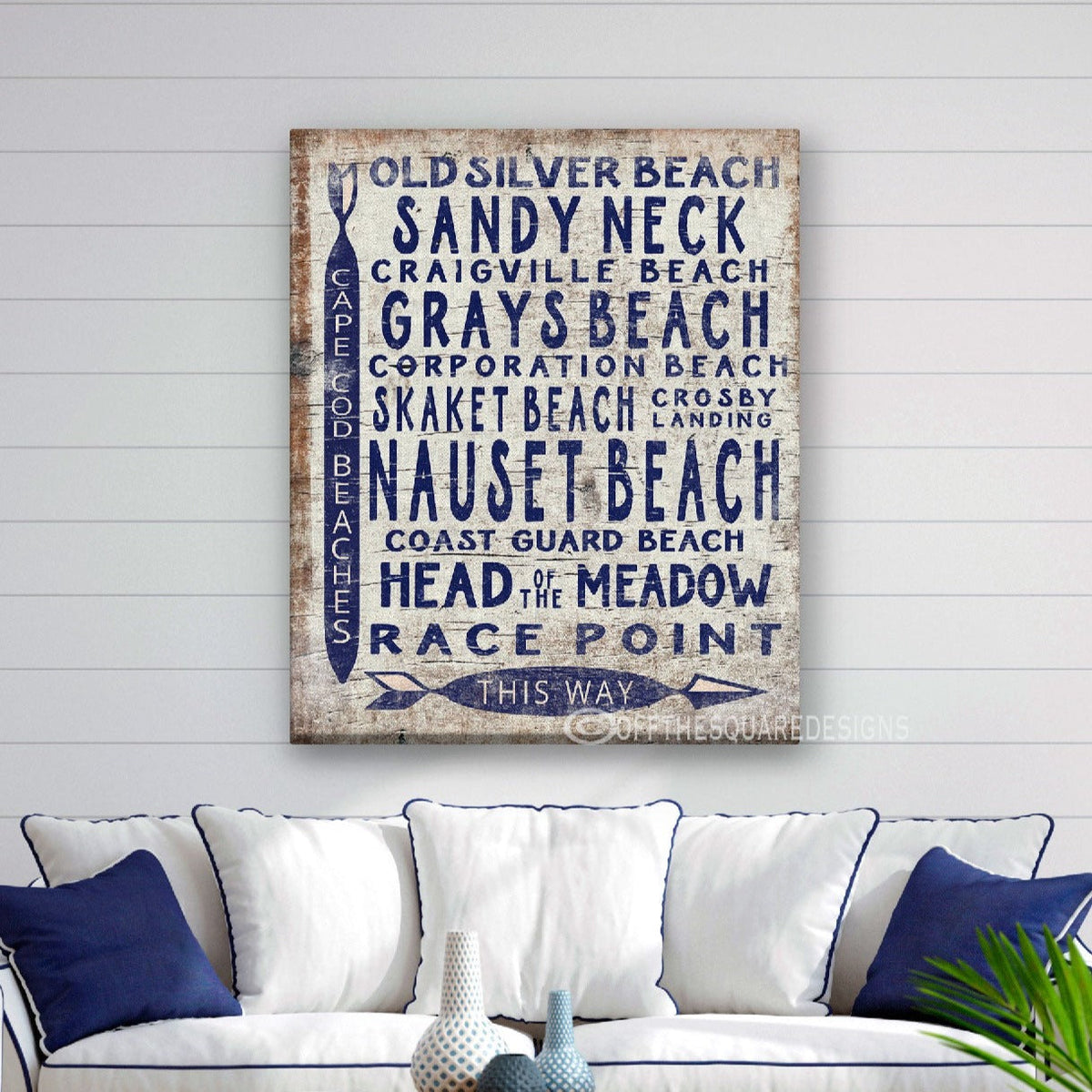Vintage Cape Cod Beach Sign | Nauset Craigville Race Point Sandy Neck, photo 6 of 8