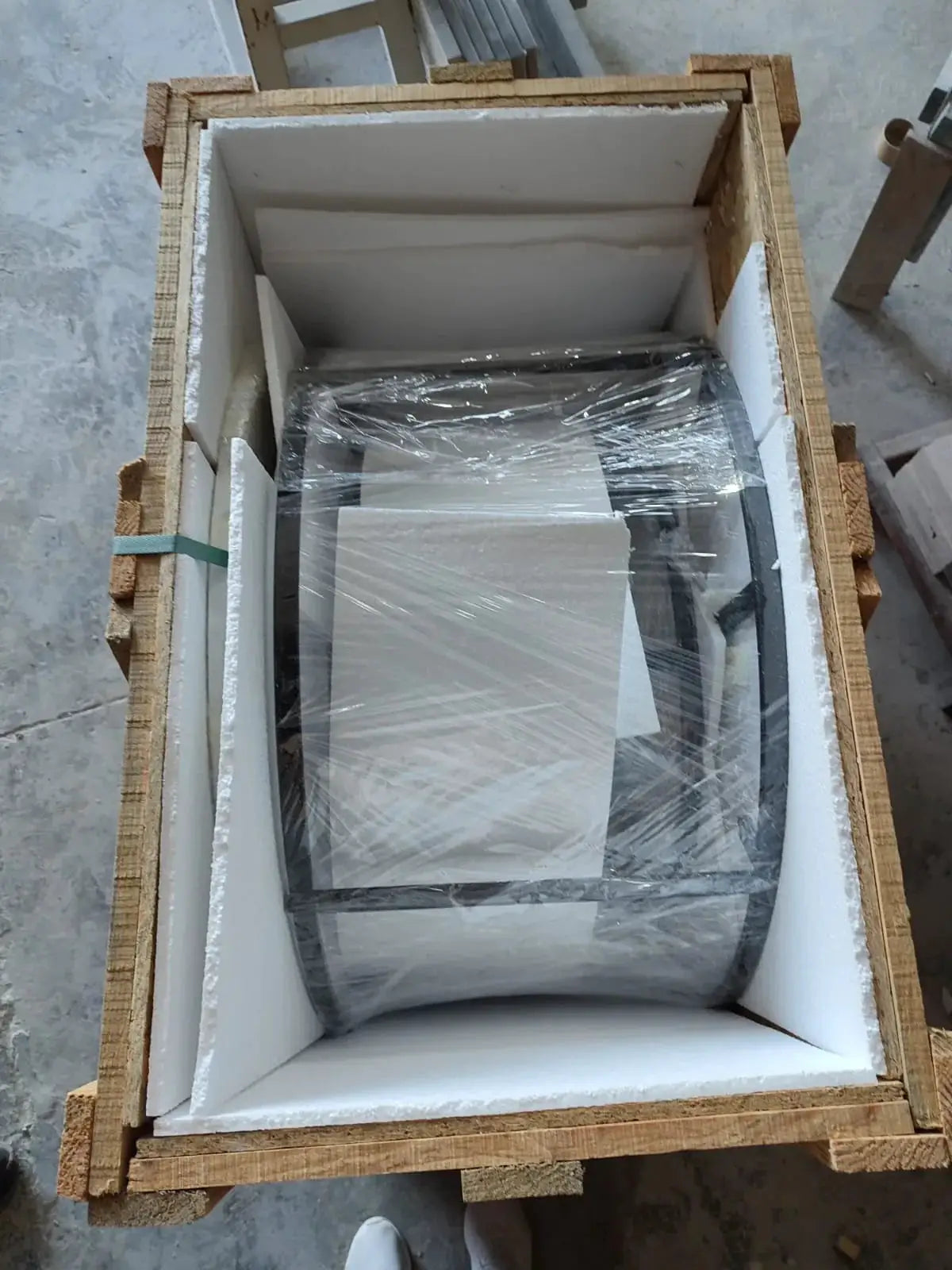 Genuine Carrara White Marble Round Nesting Coffee Table Set of 2 by GobekDesign