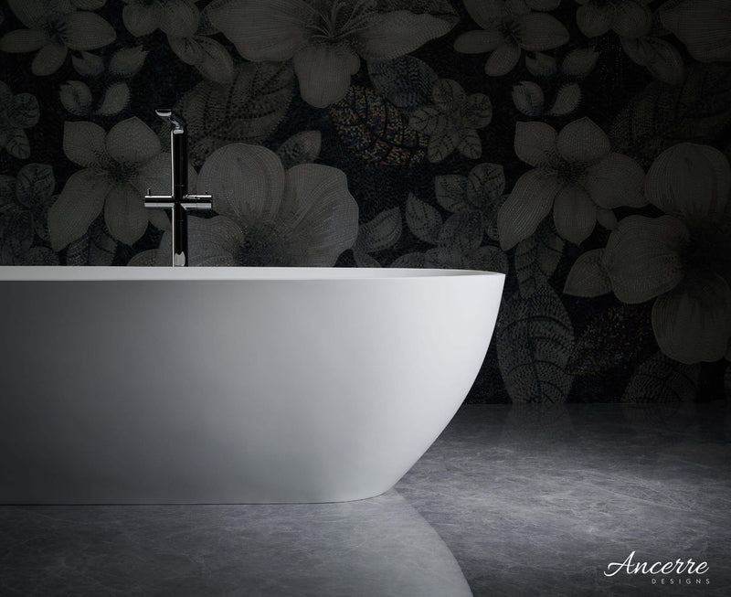Cascade 63” Freestanding Solid Surface Bathtub, photo 7 of 9