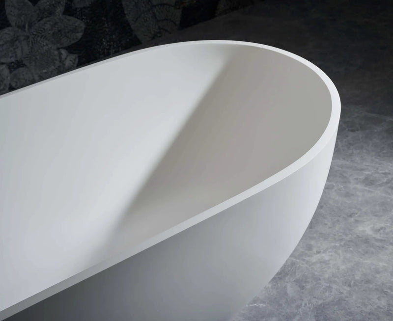 Cascade 69 ” Freestanding Solid Surface Bathtub by Ancerre Designs