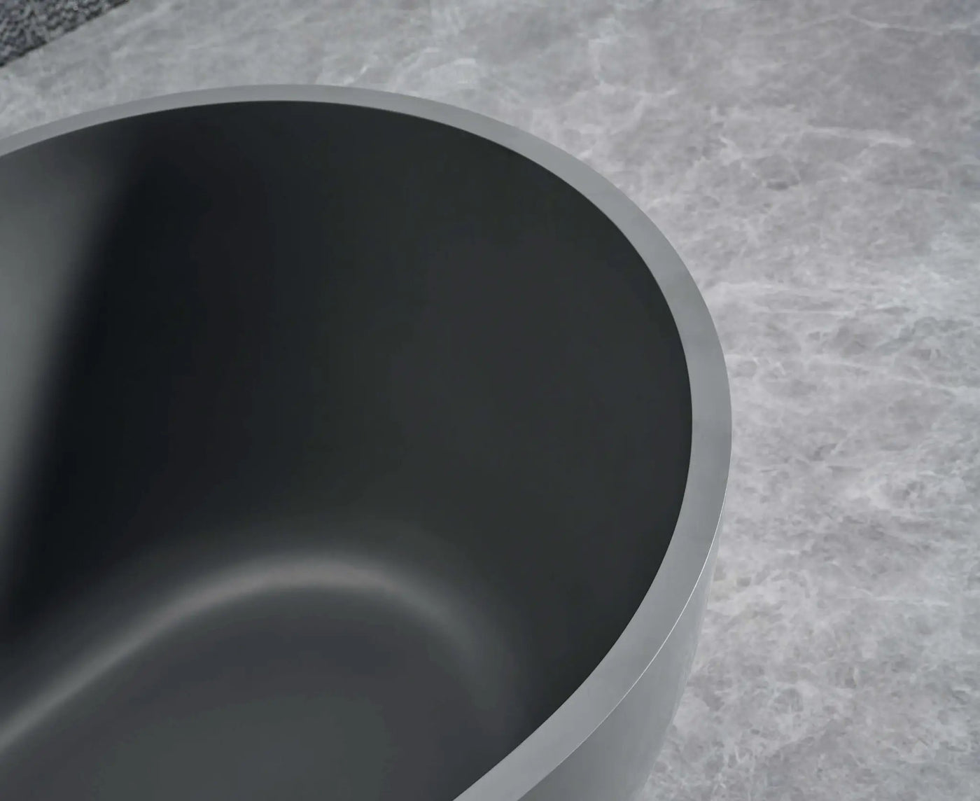 Cascade 59” Freestanding Solid Surface Bathtub by Ancerre Designs