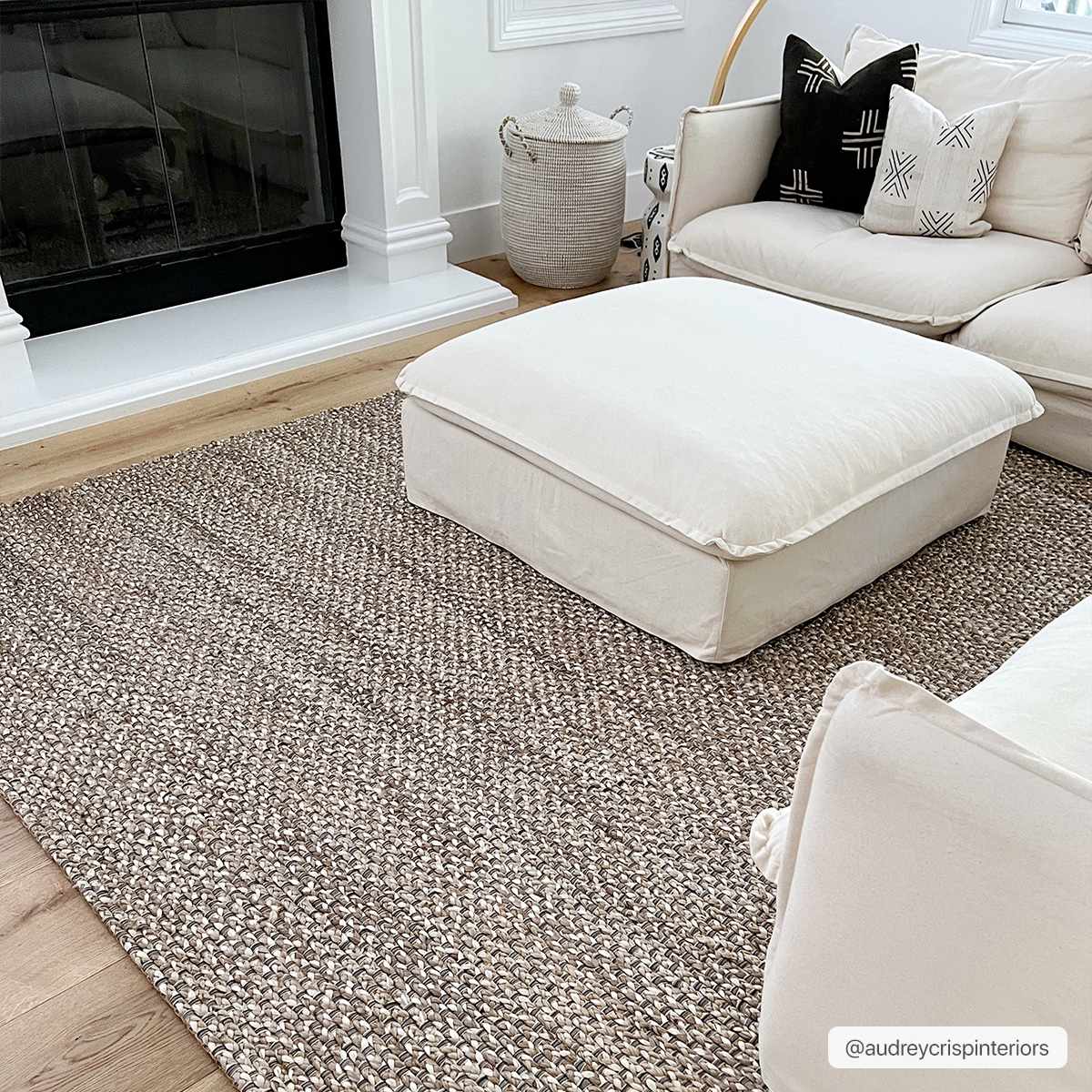 Caspar Hand Woven Natural Jute Rug by Boutique Rugs