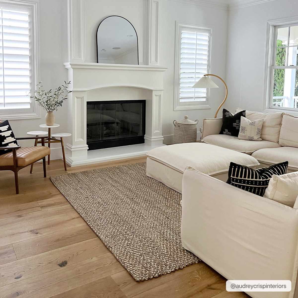 Caspar Hand Woven Natural Jute Rug by Boutique Rugs