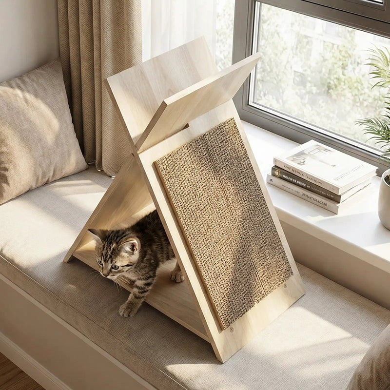 Cat Scratcher for Claw Sharpening and Furniture Protection-Natural by DirectDeals