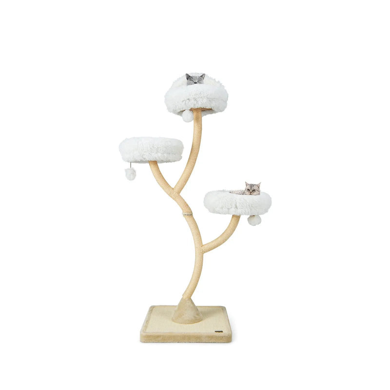 70 Inch Tall Cat Tree 4-Layer Cat Tower with 3 Perches and Dangling Balls by DirectDeals