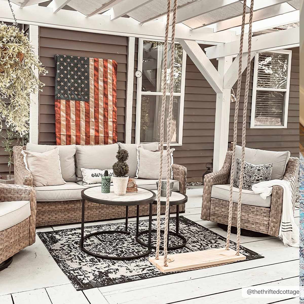 Charcoal Kilmacolm Indoor & Outdoor Area Rug - Clearance by Boutique Rugs