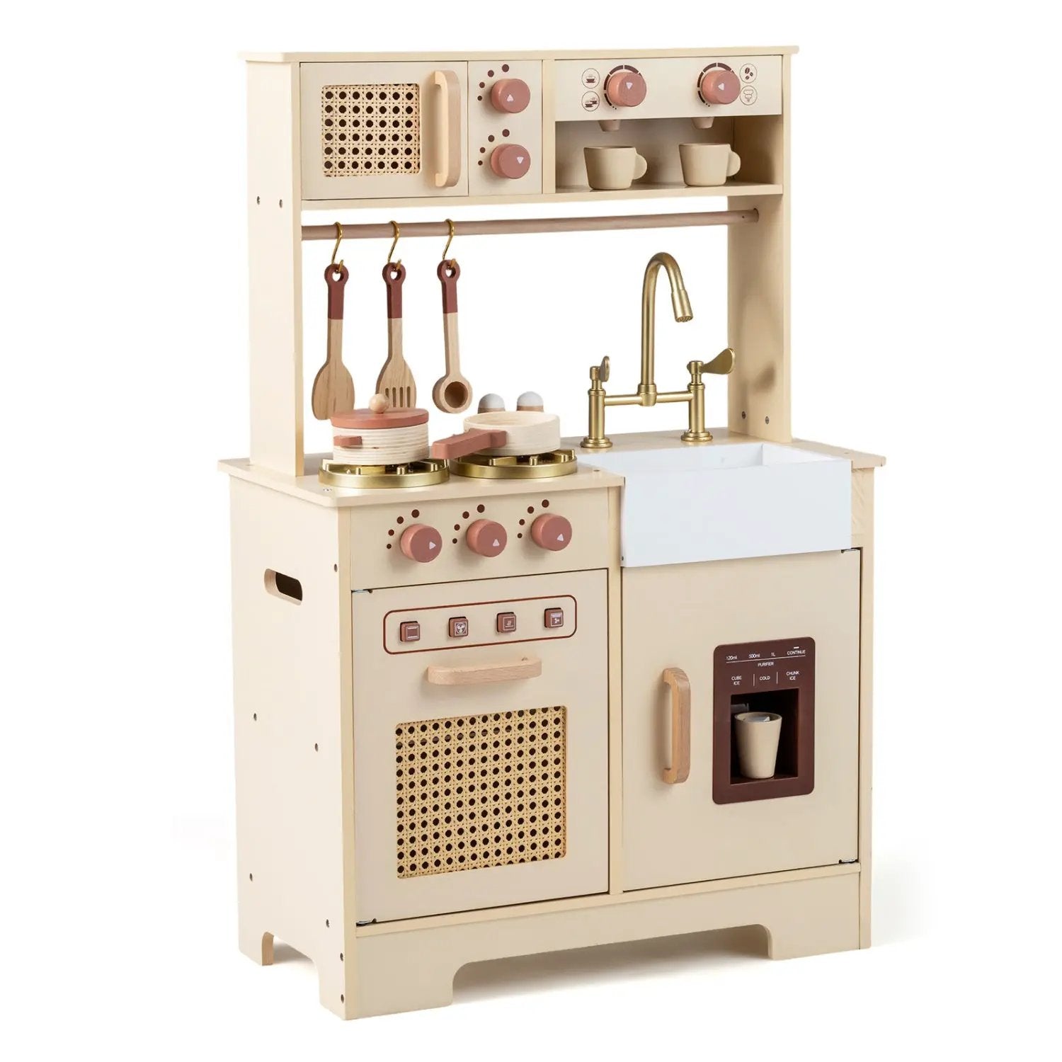 Chef Pretend Play Kitchen for Kids with Realistic Lights and Sounds by DirectDeals