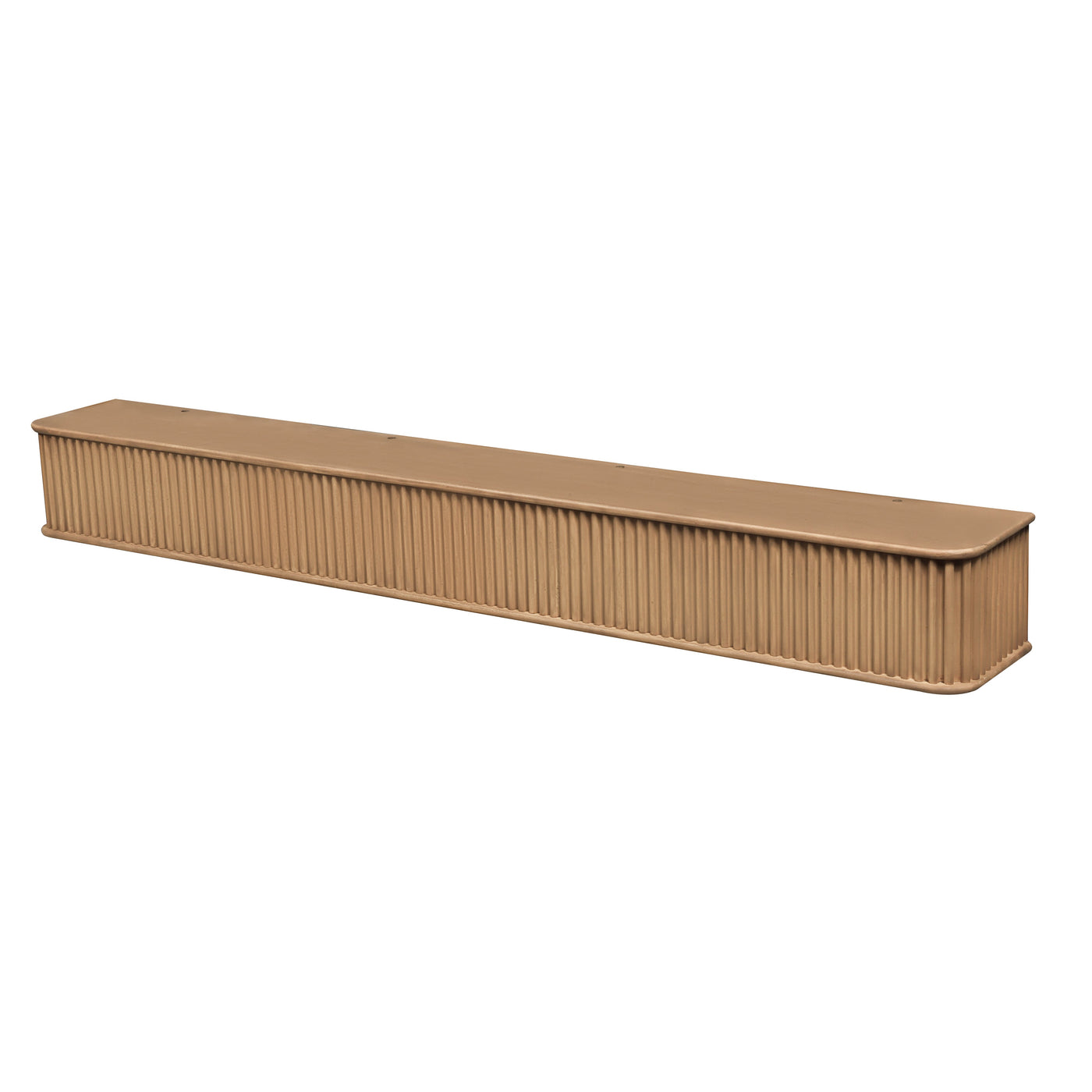 Fluted Fireplace Mantel Shelf – Real Wood by Dogberrycollections