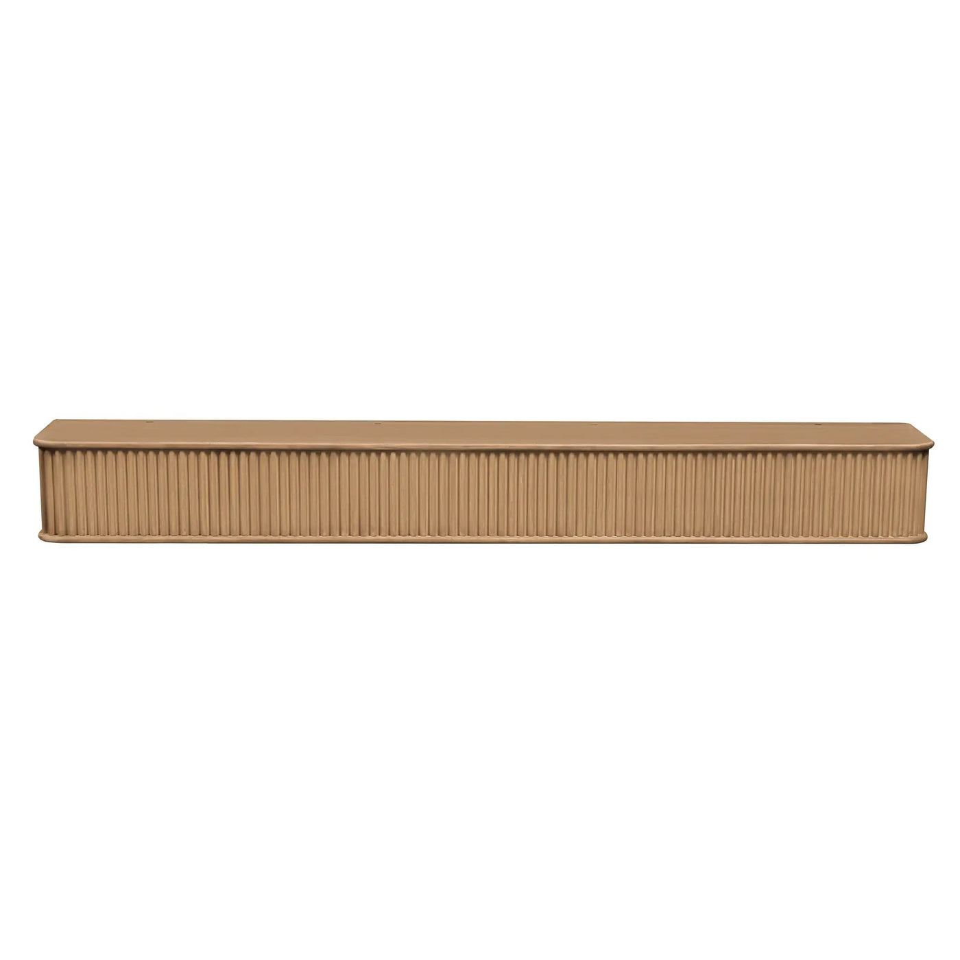 Fluted Fireplace Mantel Shelf – Real Wood by Dogberrycollections