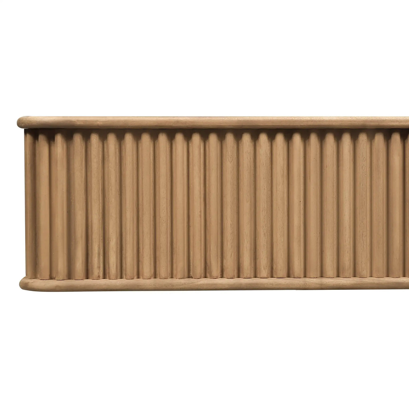 Fluted Fireplace Mantel Shelf – Real Wood by Dogberrycollections