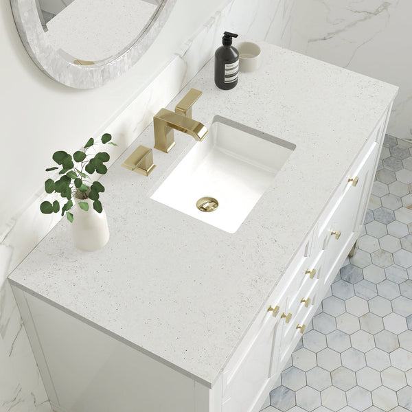 James Martin Chicago 48" Single Bathroom Vanity, Glossy White
