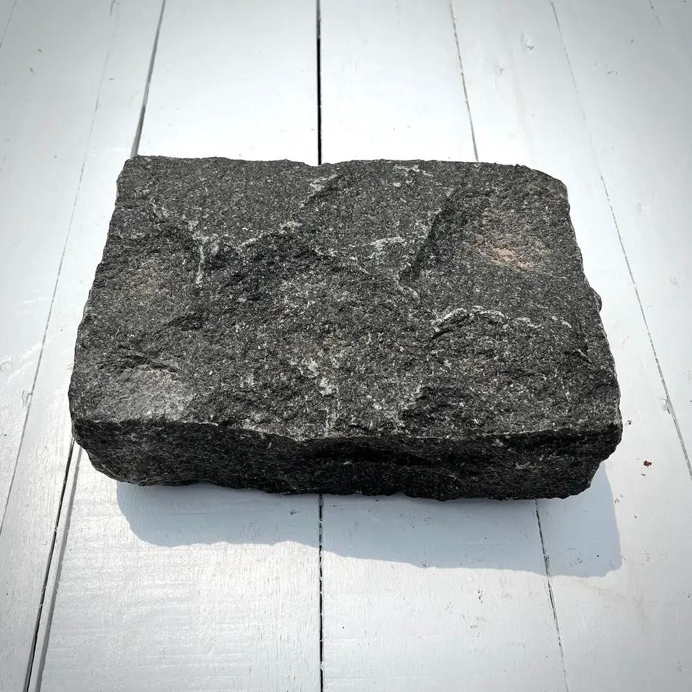 New Jumbo Granite Belgian Block 10” x 7” x 4” – Grey, Pink, Buff, Black by Chief Bricks