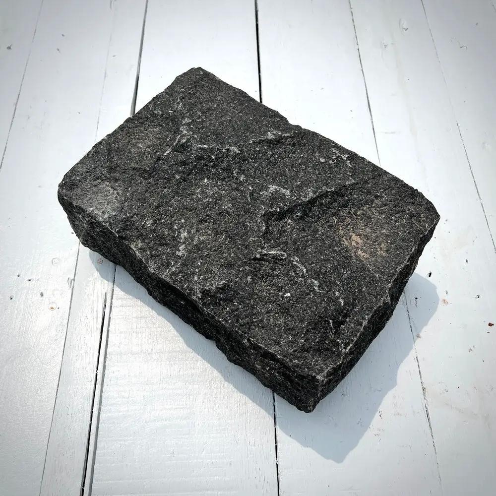 New Jumbo Granite Belgian Block 10” x 7” x 4” – Grey, Pink, Buff, Black by Chief Bricks