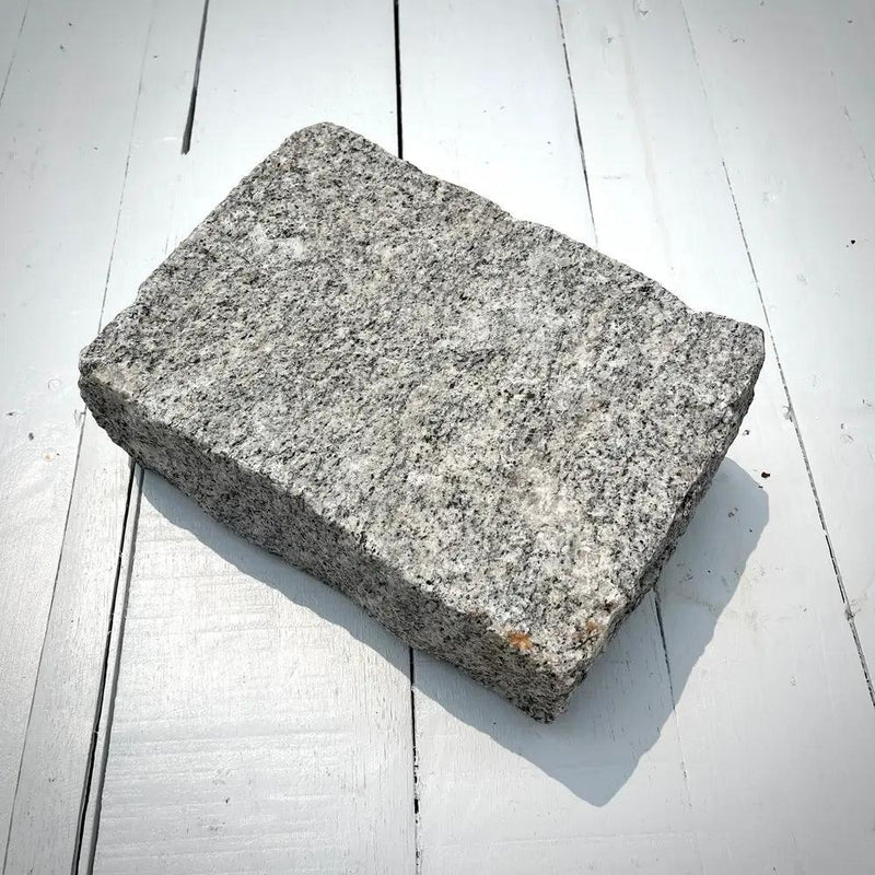 New Jumbo Granite Belgian Block 10” x 7” x 4” – Grey, Pink, Buff, Black by Chief Bricks