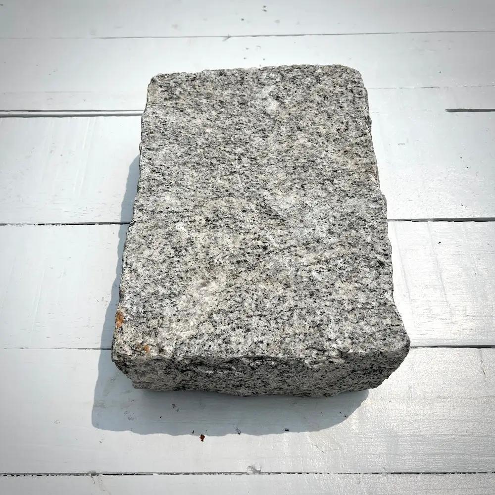 New Jumbo Granite Belgian Block 10” x 7” x 4” – Grey, Pink, Buff, Black by Chief Bricks