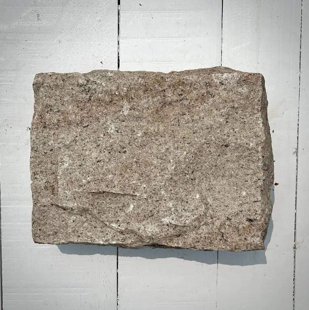 New Jumbo Granite Belgian Block 10” x 7” x 4” – Grey, Pink, Buff, Black by Chief Bricks