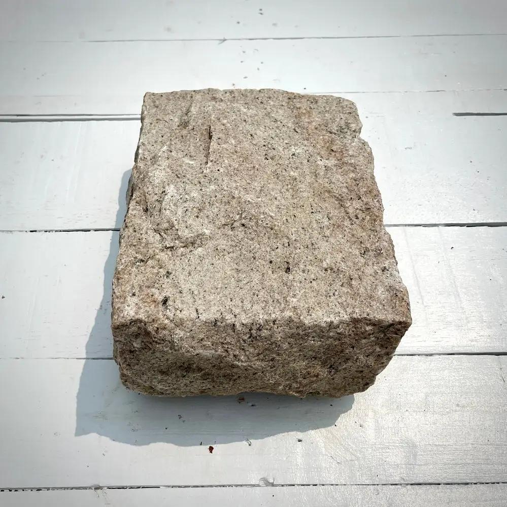 New Jumbo Granite Belgian Block 10” x 7” x 4” – Grey, Pink, Buff, Black by Chief Bricks