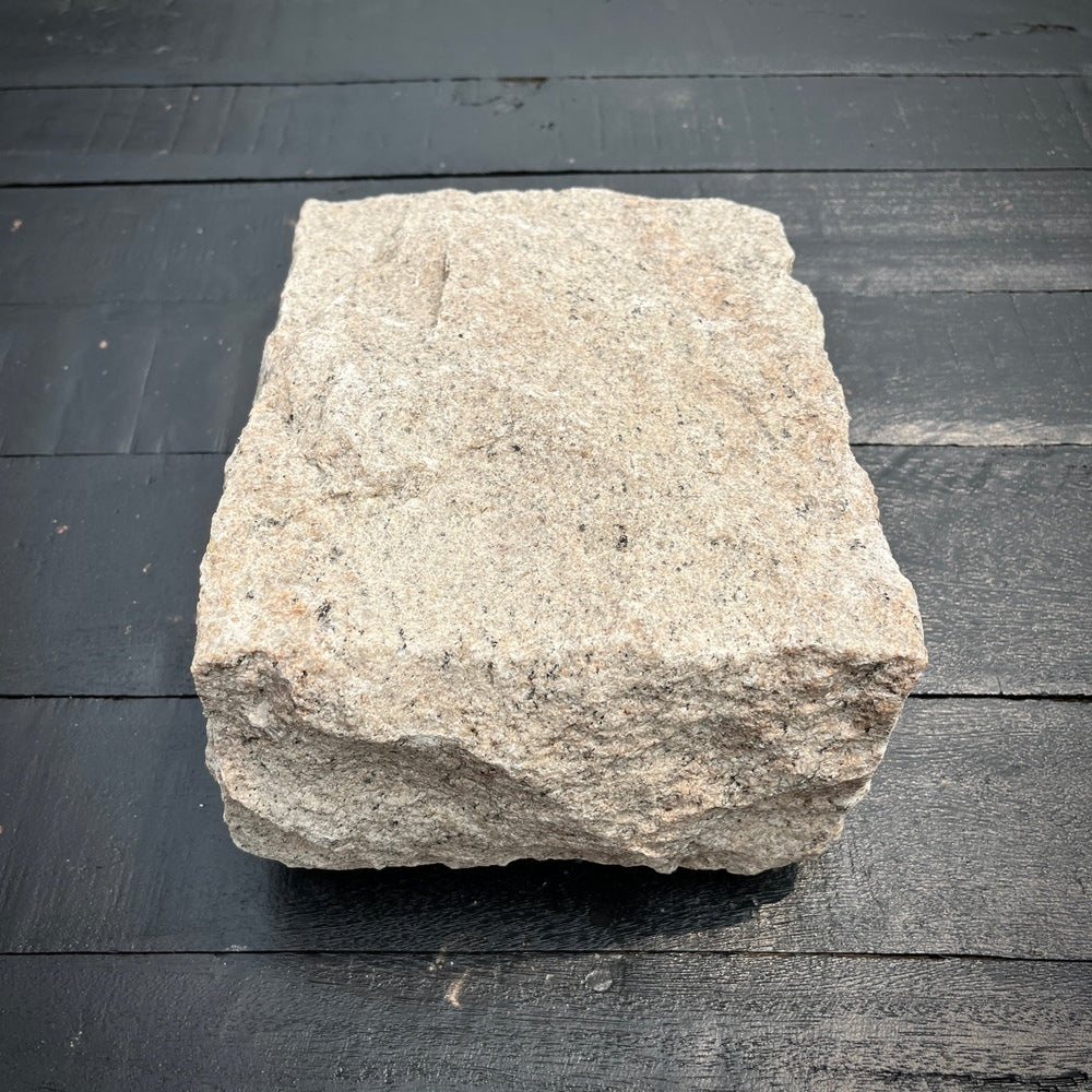 New Jumbo Granite Belgian Block 10” x 7” x 4” – Grey, Pink, Buff, Black by Chief Bricks