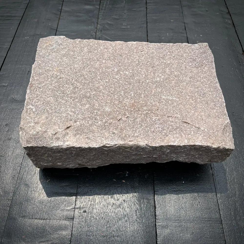 New Jumbo Granite Belgian Block 10” x 7” x 4” – Grey, Pink, Buff, Black by Chief Bricks