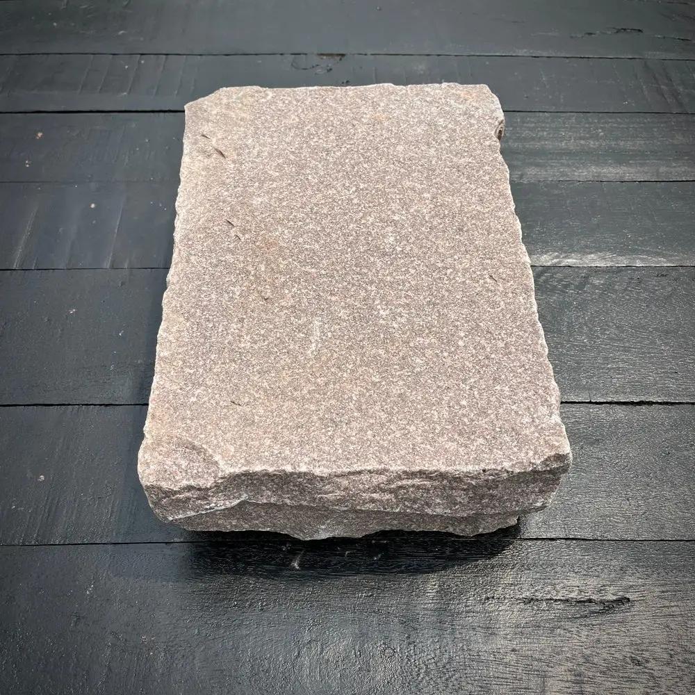 New Jumbo Granite Belgian Block 10” x 7” x 4” – Grey, Pink, Buff, Black by Chief Bricks