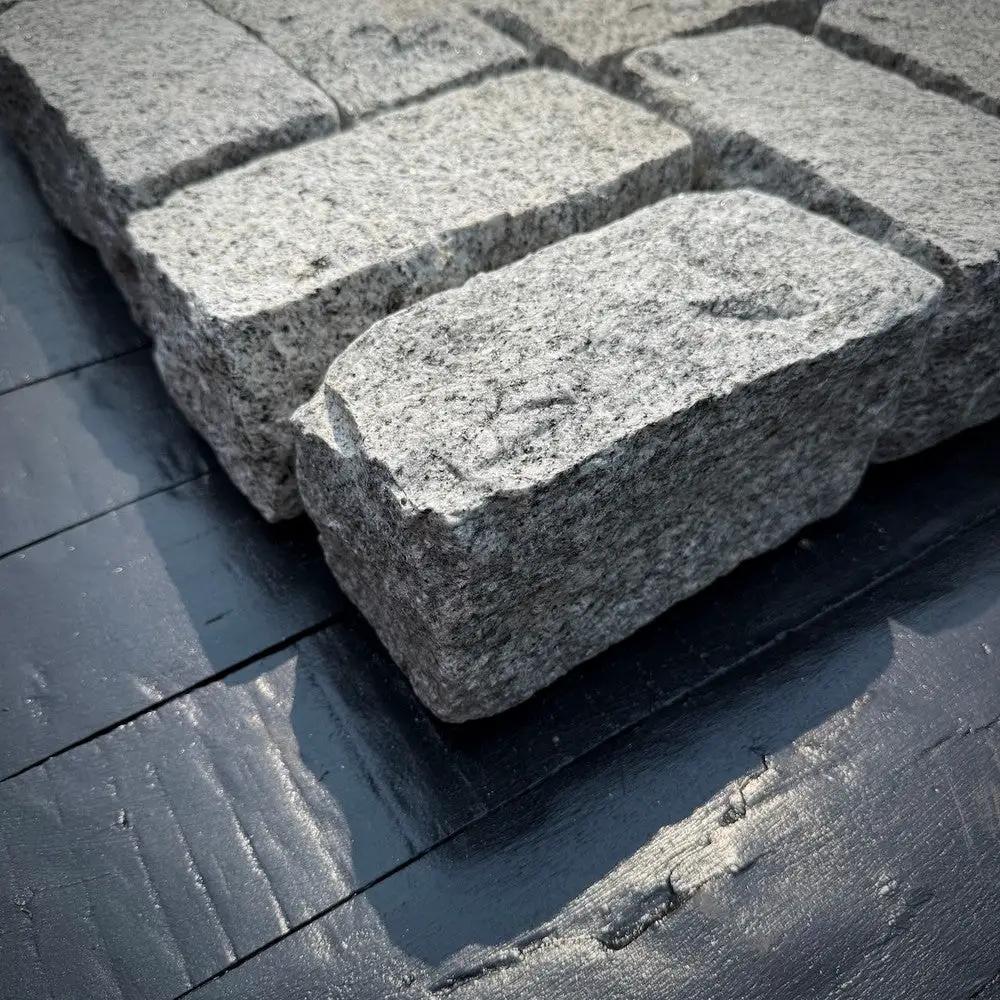 New Landscape Granite Belgian Block 8" x 4" x 4" by Chief Bricks
