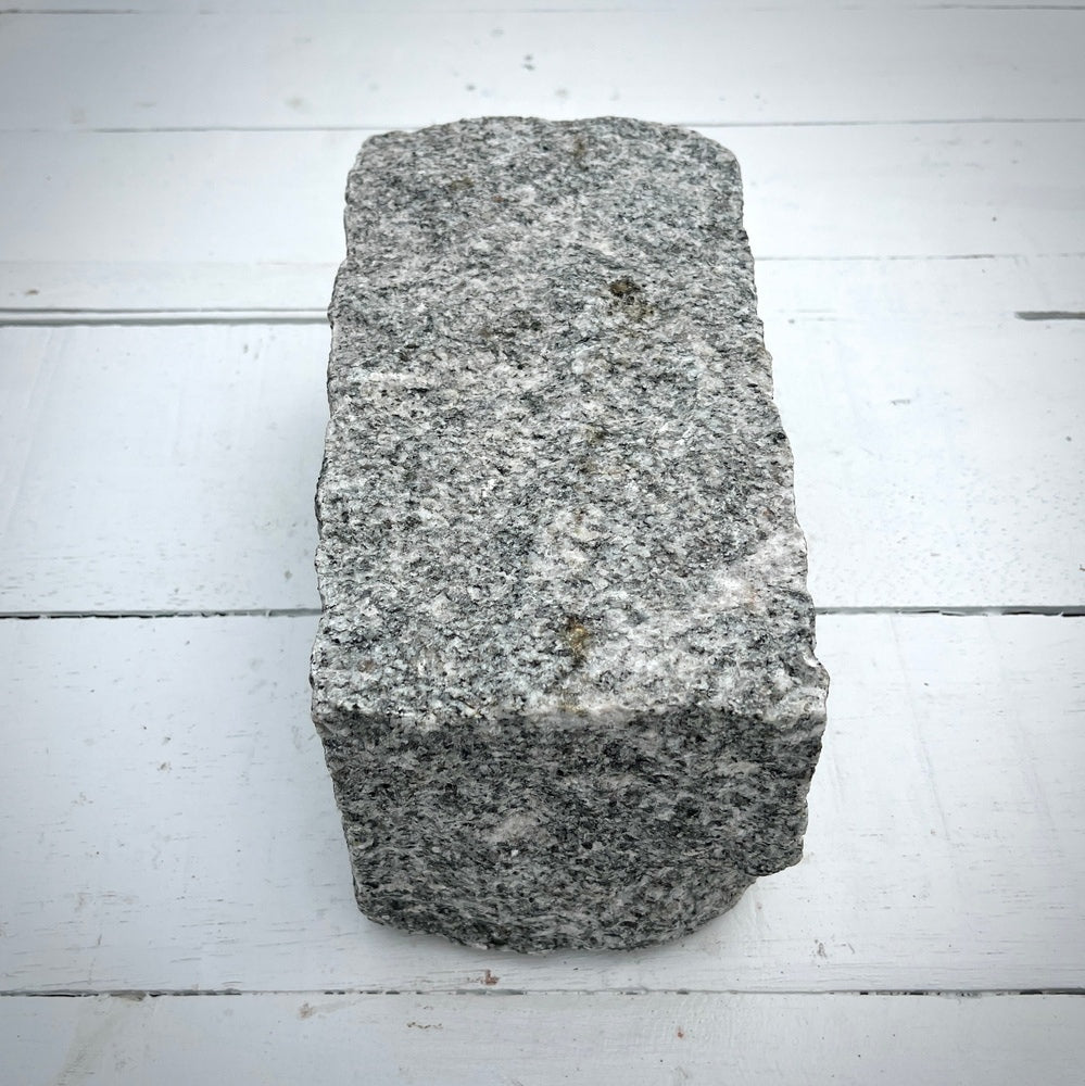 New Regulation Granite Belgian Block 9” x 5” x 5” – Grey, Pink, Buff, Black by Chief Bricks