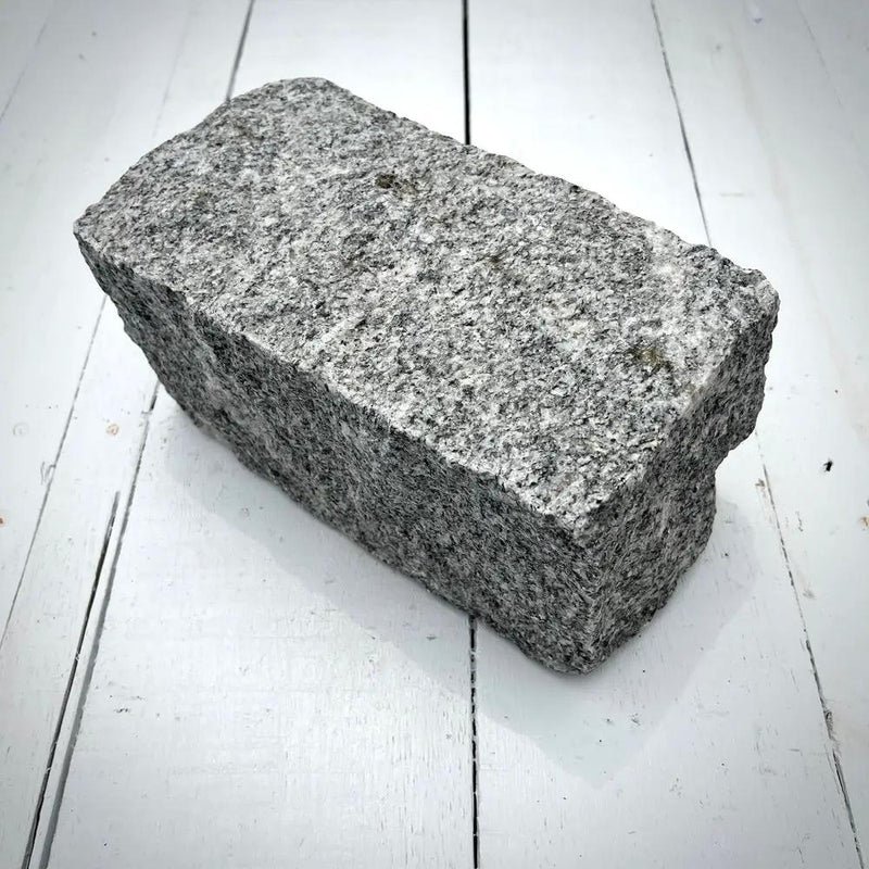 New Regulation Granite Belgian Block 9” x 5” x 5” – Grey, Pink, Buff, Black by Chief Bricks